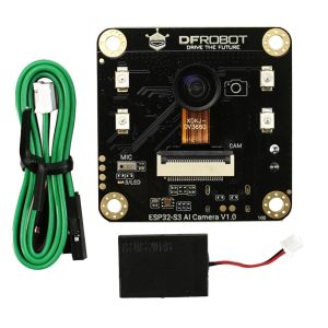 ESP32-S3 AI Camera Module (Edge Image Recognition, Night Vision, ChatGPT Voice Interaction)