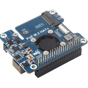 PCIe To M.2 Adapter With PoE Function For Raspberry Pi 5 (P/N: POE M.2 HAT+)
