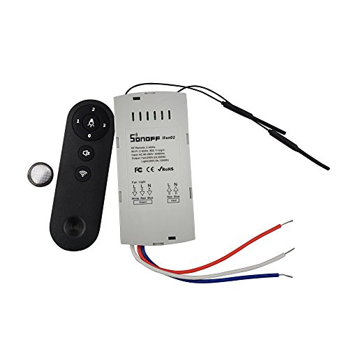 Sonoff iFan02 WI-FI Smart switch for Ceiling Fan with Adjustable Speed Remote Control