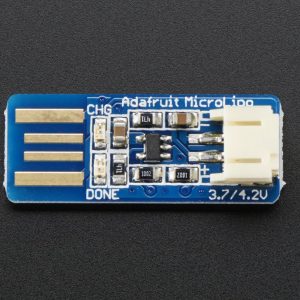 Adafruit Micro Lipo - USB LiIon/LiPoly charger - v1 PRODUCT ID: 1304