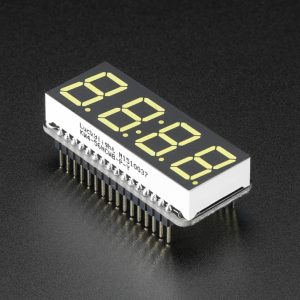 Adafruit 0.56" 4-Digit 7-Segment Display w/ FeatherWing - White