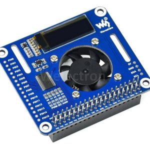 PWM Controlled Fan HAT for Raspberry Pi, I2C, Temperature Monitor
