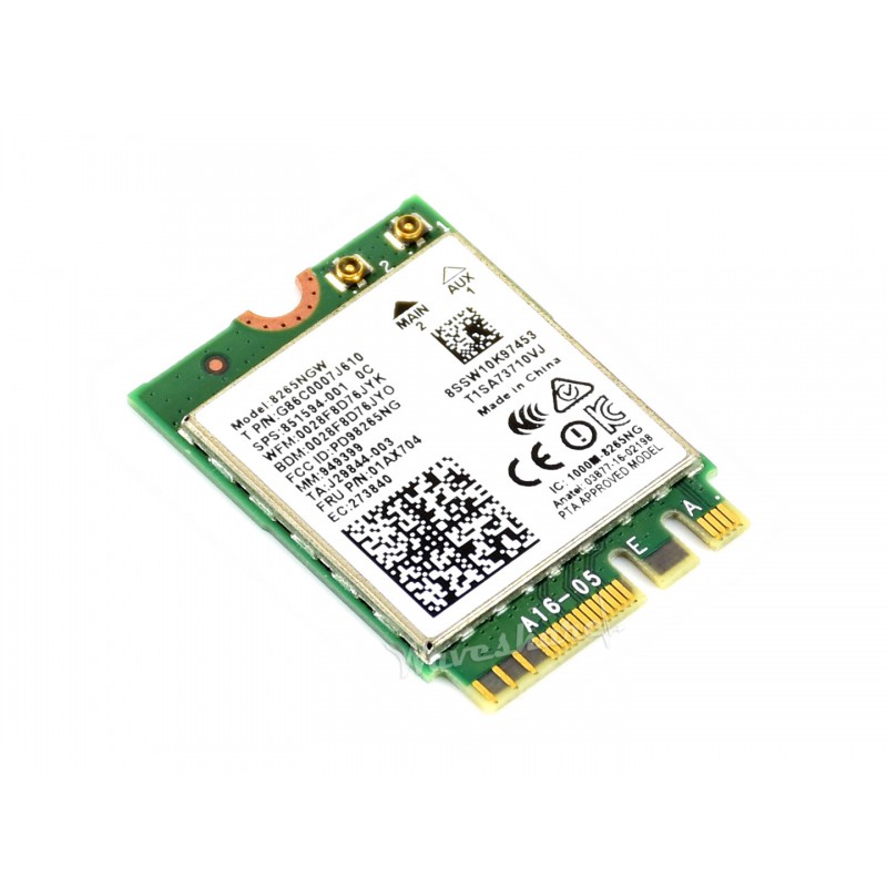 AC8265 Wireless NIC for Jetson Nano, WiFi / Bluetooth