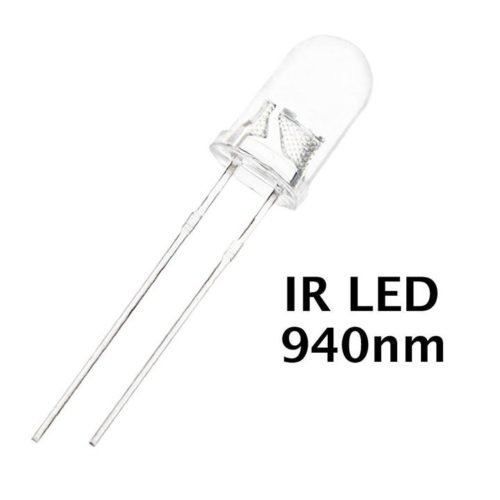 IR Transmitter LED Sensor 5mm 940nm IR LED Light Infrared